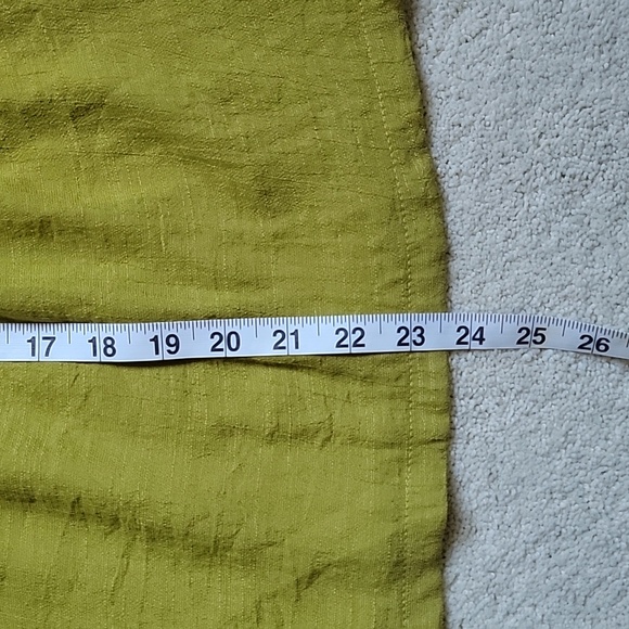 💗 P CILL Short Sleeve S Blouse S Top Chartreuse S - Picture 9 of 9